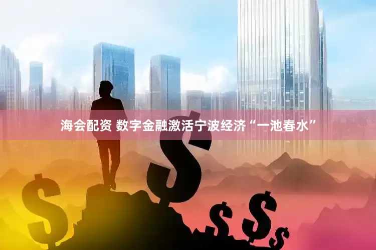 海会配资 数字金融激活宁波经济“一池春水”